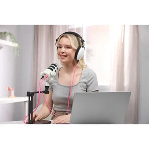 RODE PodMic USB and XLR Dynamic Broadcast Microphone (White) at PROCAM | procam.com