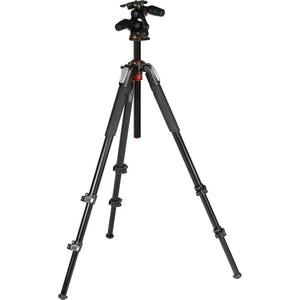 Manfrotto MT055XPRO3-3W Aluminum Tripod with 3-Way Pan/Tilt Head at PROCAM | procam.com