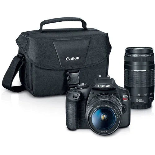 Canon EOS Rebel T7 DSLR Camera with 18-55mm and 75-300mm Lenses at PROCAM | procam.com