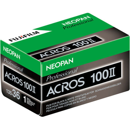 FUJIFILM Neopan 100 Acros II Black & White Negative Film (35mm Roll Film, 36 Exposures)