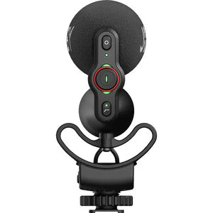 JOBY Wavo PRO DS Hybrid Analog/USB Camera-Mount Shotgun Microphone at PROCAM | procam.com