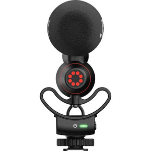 JOBY Wavo PRO DS Hybrid Analog/USB Camera-Mount Shotgun Microphone at PROCAM | procam.com