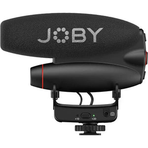JOBY Wavo PRO DS Hybrid Analog/USB Camera-Mount Shotgun Microphone at PROCAM | procam.com