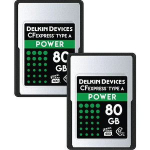 Delkin Devices 80GB POWER CFexpress Type A Memory Card (2-Pack) at PROCAM | procam.com