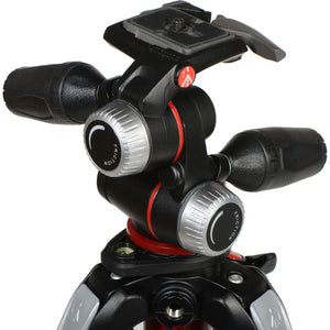 Manfrotto MT055XPRO3-3W Aluminum Tripod with 3-Way Pan/Tilt Head at PROCAM | procam.com