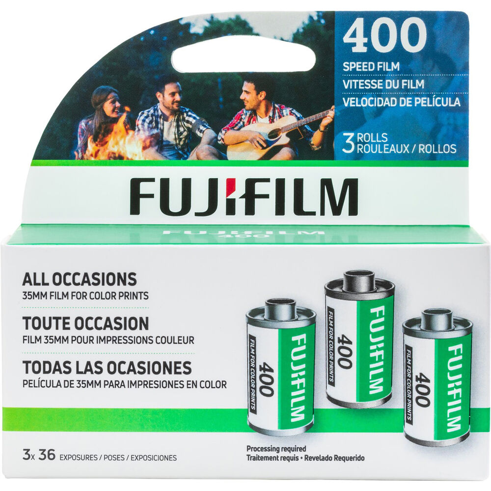 FUJIFILM Fujicolor 400 Color Negative Film (35mm Roll Film, 36