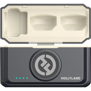 Hollyland LARK M2 DUO 2-Person Wireless Combo Microphone System (2.4 GHz, Shine Charcoal) at PROCAM | procam.com