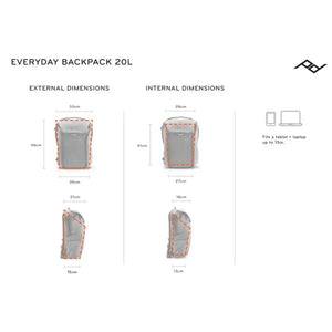 Peak Design Everyday Backpack v2 (20L, Charcoal) at PROCAM | procam.com