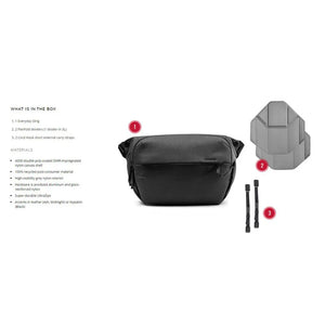 Peak Design Everyday Sling v2 (Black, 3L) at PROCAM | procam.com