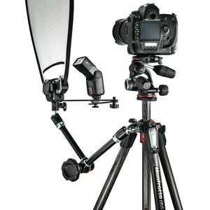 Manfrotto 055 Carbon Fiber 3-Section Tripod with Horizontal Column with XPRO Ball Head Kit at PROCAM | procam.com