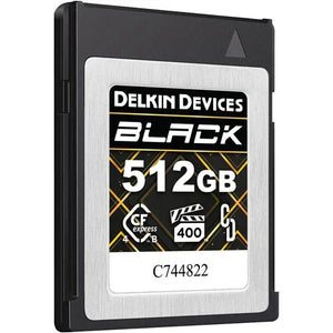 Delkin Devices BLACK CFexpress Type B 4.0 Memory Card - 512GB at PROCAM | procam.com