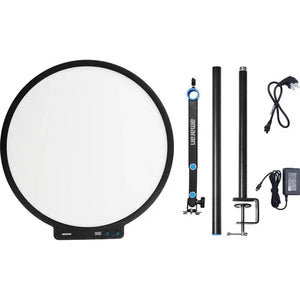 amaran Verge Max Bi-Color Round LED Light Panel (Charcoal) at PROCAM | procam.com