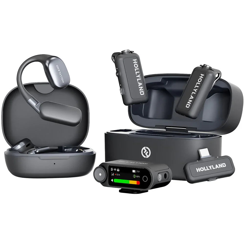 Hollyland LARK MAX 2 Ultimate Combo 2 People Wireless Microphone System hollyland-lark-max-2-ultimate-combo-2-people-wireless-microphone-system