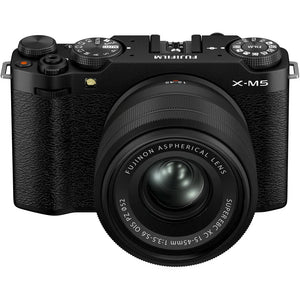 Fujifilm X-M5 Mirrorless Camera with XC 15-45mm f/3.5-5.6 Lens (Black) at PROCAM | procam.com