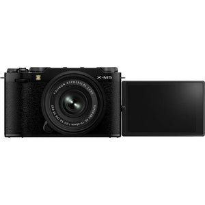 Fujifilm X-M5 Mirrorless Camera with XC 15-45mm f/3.5-5.6 Lens (Black) at PROCAM | procam.com