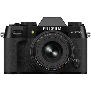 Fujifilm X-T50 Mirrorless Camera with XF 16-50mm f/2.8-4.8 Lens (Black) at PROCAM | procam.com