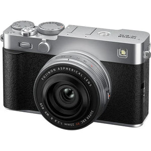 FUJIFILM X-E5 Mirrorless Camera with XF 23mm f/2.8 Lens (Silver) at PROCAM | procam.com