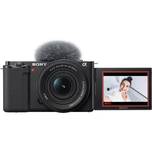 Sony ZV-E10 Mirrorless Camera with PZ 16-50mm f/3.5-5.6 OSS II Lens (Black) at PROCAM | procam.com