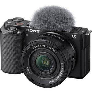 Sony ZV-E10 Mirrorless Camera with PZ 16-50mm f/3.5-5.6 OSS II Lens (Black) at PROCAM | procam.com