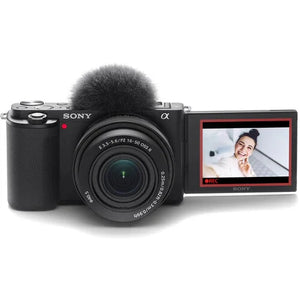 Sony ZV-E10 Mirrorless Camera with PZ 16-50mm f/3.5-5.6 OSS II Lens (Black) at PROCAM | procam.com