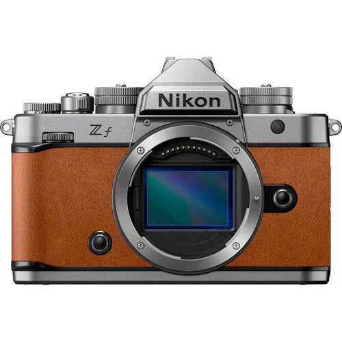 Nikon Zf Mirrorless Camera (Silver & Cognac Brown) at PROCAM