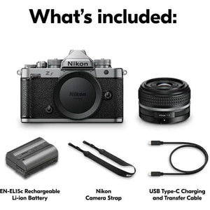 Nikon Zf Mirrorless Camera with Z 40mm f/2 (SE) Lens (Silver) at PROCAM | procam.com