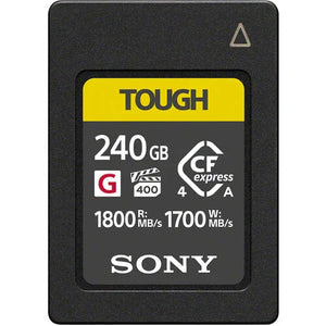 Sony CFexpress 4.0 Type A TOUGH Memory Card - 240GB at PROCAM | procam.com