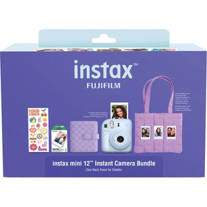 FUJIFILM INSTAX MINI 12 Instant Film Camera Holiday Bundle (Pastel Blue) at PROCAM | procam.com