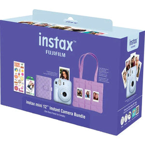 FUJIFILM INSTAX MINI 12 Instant Film Camera Holiday Bundle (Pastel Blue) at PROCAM | procam.com