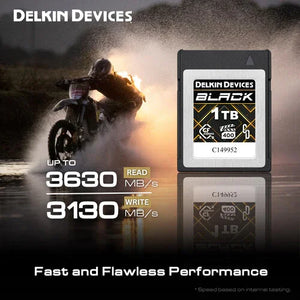 Delkin Devices 1TB BLACK CFexpress Type B 4.0 Memory Card at PROCAM | procam.com