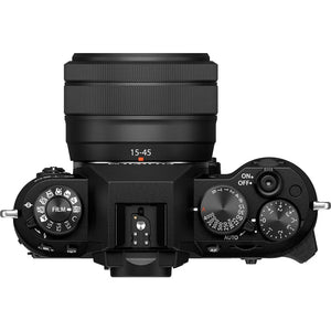 Fujifilm X-T50 Mirrorless Camera with 15-45mm f/3.5-5.6 Lens (Black) at PROCAM | procam.com