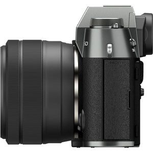 Fujifilm X-T50 Mirrorless Camera with 15-45mm f/3.5-5.6 Lens (Charcoal Silver) at PROCAM | procam.com
