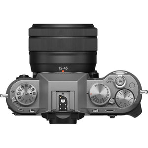 Fujifilm X-T50 Mirrorless Camera with 15-45mm f/3.5-5.6 Lens (Silver) at PROCAM | procam.com