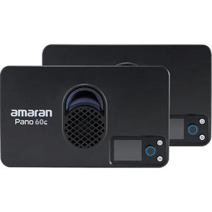 amaran Pano 60c RGB COB Mobile Light Panel (2-Light Kit, Charcoal) at PROCAM | procam.com