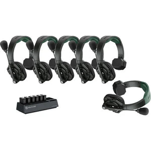 Hollyland Solidcom SE Pro 6S 6-Person Full-Duplex Single-Ear Headset Intercom System (1.9 GHz) at PROCAM | procam.com