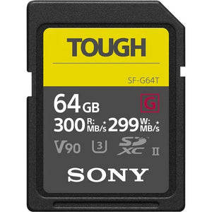 Sony SF-G TOUGH Series UHS-II SDXC Memory Card - 64GB at PROCAM | procam.com