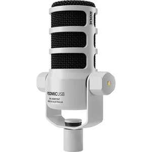 RODE PodMic USB and XLR Dynamic Broadcast Microphone (White) at PROCAM | procam.com