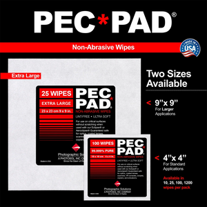 Photographic Solutions Pec-Pad Photo Wipes (4 x 4'', 100 Pack) at PROCAM | procam.com