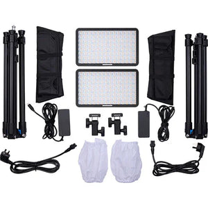 amaran Pano 60c RGB COB Mobile Light Panel (2-Light Kit, Charcoal) at PROCAM | procam.com