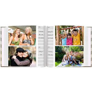 Pioneer DA200 Chevron Fabric Frame 4 X 6'' Album (Grey) at PROCAM | procam.com