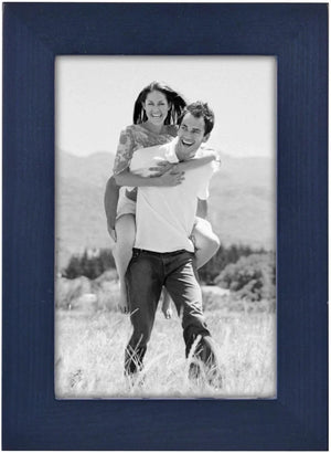 Malden Linear Wood 4X6 Blue Picture Frame at PROCAM | procam.com