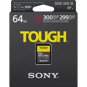 Sony SF-G TOUGH Series UHS-II SDXC Memory Card - 64GB at PROCAM | procam.com