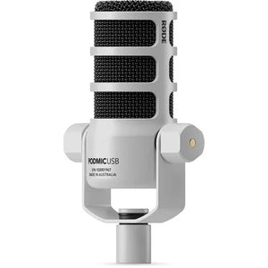 RODE PodMic USB and XLR Dynamic Broadcast Microphone (White) at PROCAM | procam.com