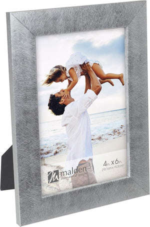 Malden Linear - Metallic Silver 4x6 Frame at PROCAM | procam.com