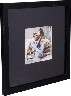 Malden 10x10 Matted to 5x5 Black Wall Picture Frame at PROCAM | procam.com