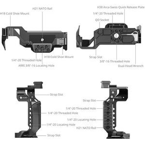 SmallRig Camera Cage for Panasonic LUMIX S1R II, S5 II, S5 IIX & G9 II at PROCAM | procam.com