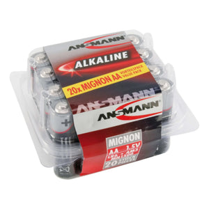 Ansmann AA Alkaline Batteries (20 Pack) at PROCAM | procam.com