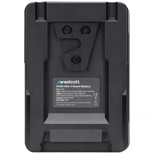 Westcott MV95 Mini V-Mount Battery with USB-C & Charger (14.8V, 95Wh) at PROCAM | procam.com