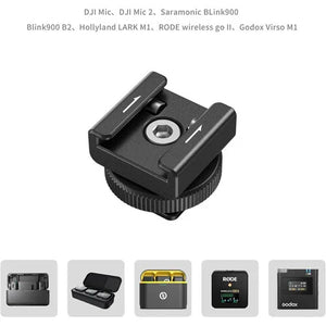 SmallRig Cold Shoe Mount for Compact Wireless Microphones at PROCAM | procam.com