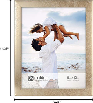 Malden Linear - Metallic Gold 8x10 Frame at PROCAM | procam.com